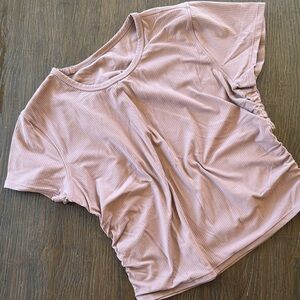 Lululemon All It Takes Ribbed Nulu TShirt Twilight Rose